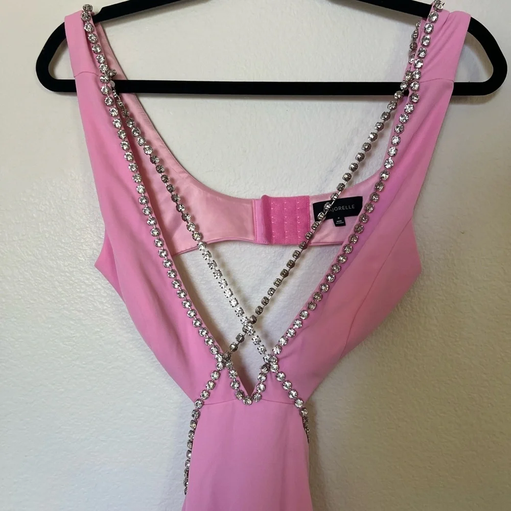Majorelle Matteson Maxi Backless Dress in Bubblegum Pink - Picture 6 of 8